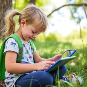 tech activities outdoor for kids