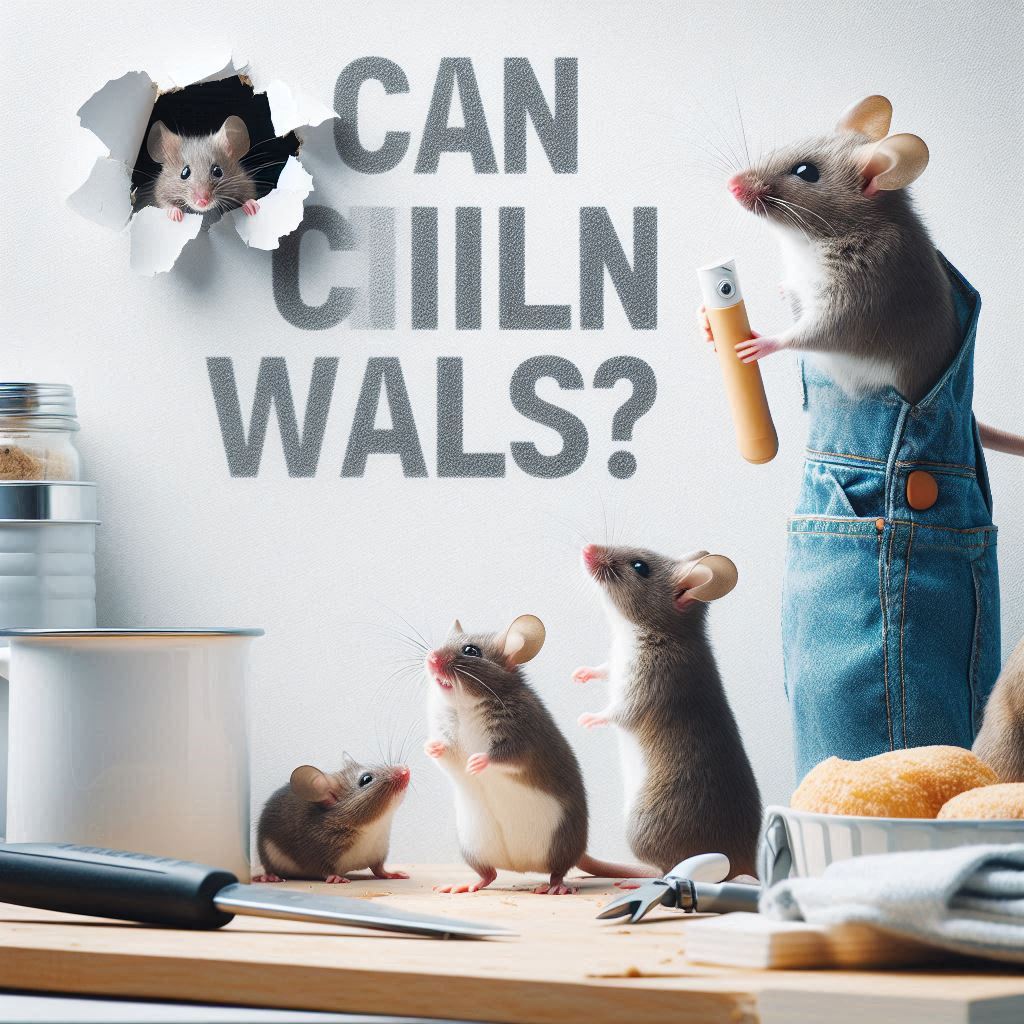 can mice climb walls